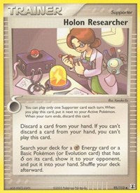 Holon Researcher (95) - EX Delta Species (DS)
