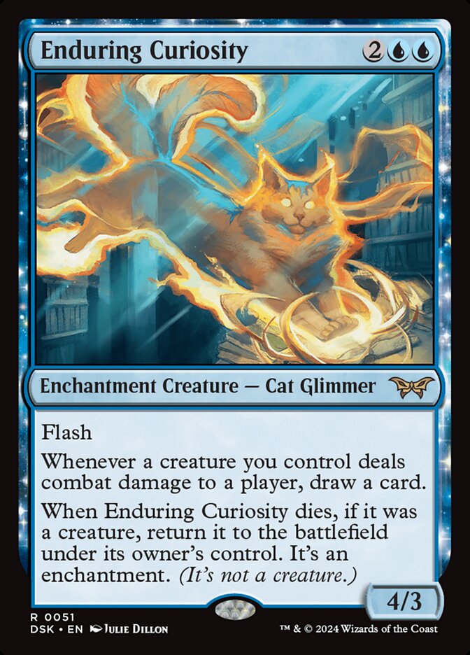 Enduring Curiosity - [Foil] Duskmourn: House of Horror (DSK)