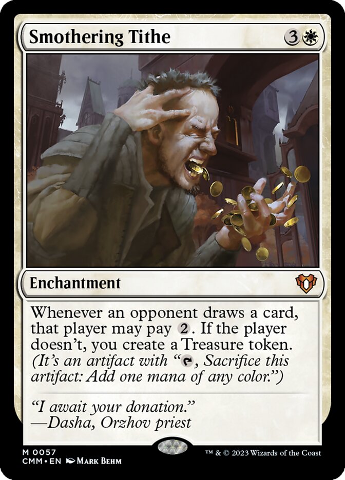 Smothering Tithe (57) - Commander Masters (CMM)