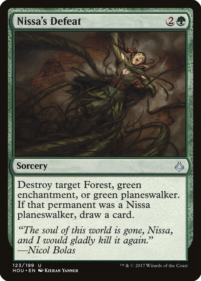 Nissa's Defeat (123) - Hour of Devastation (HOU)