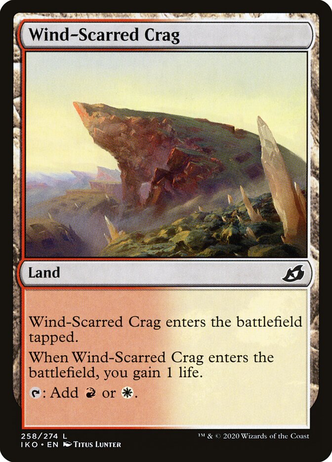 Wind-Scarred Crag (258) - Ikoria: Lair of Behemoths (IKO)