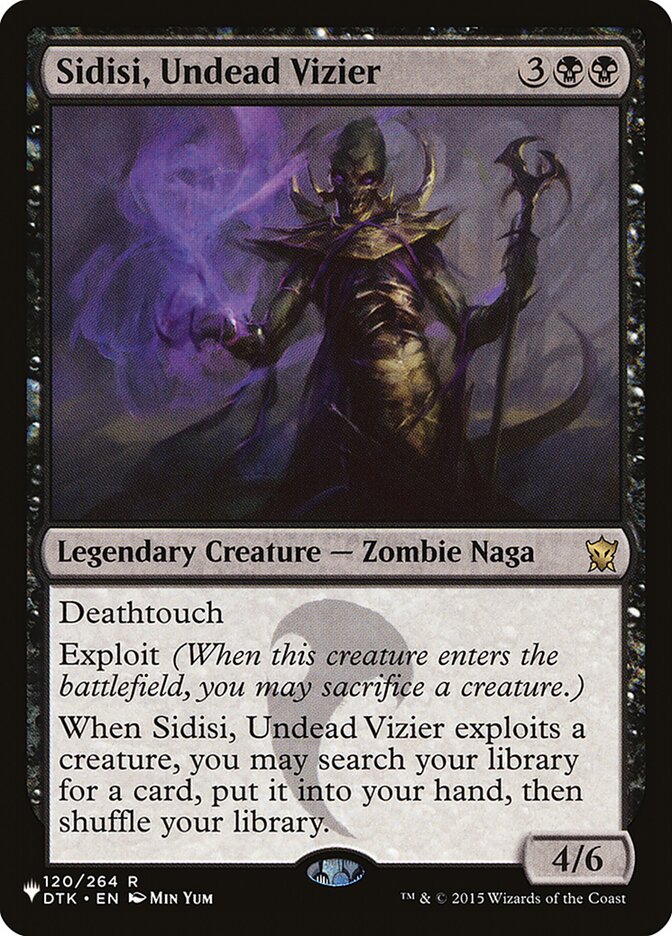 Sidisi, Undead Vizier (DTK-120) - The List (PLST)