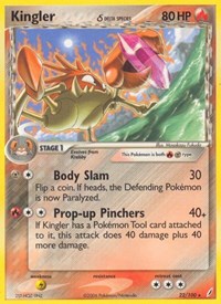 Kingler Delta Species (22) - EX Crystal Guardians (CG)