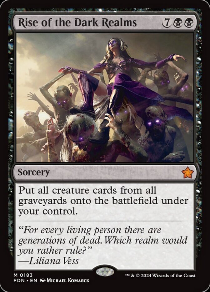 Rise of the Dark Realms - [Foil] Foundations (FDN)