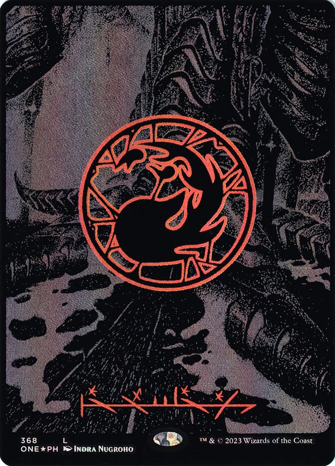 |htehs. - Mountain - Phyrexia: All Will Be One (ONE)