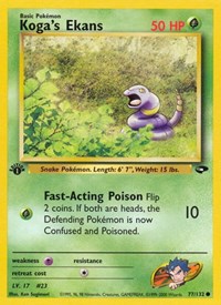 Kogas Ekans (77) - Gym Challenge (G2)