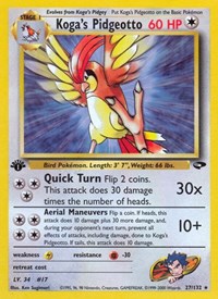 Kogas Pidgeotto (27) - Gym Challenge (G2)