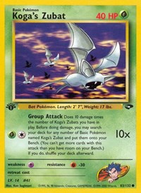 Kogas Zubat (83) - Gym Challenge (G2)