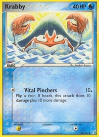 Krabby (54) - EX Crystal Guardians (CG)