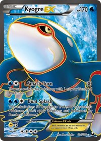 Kyogre EX 104 Full Art (104) - Dark Explorers (DEX)