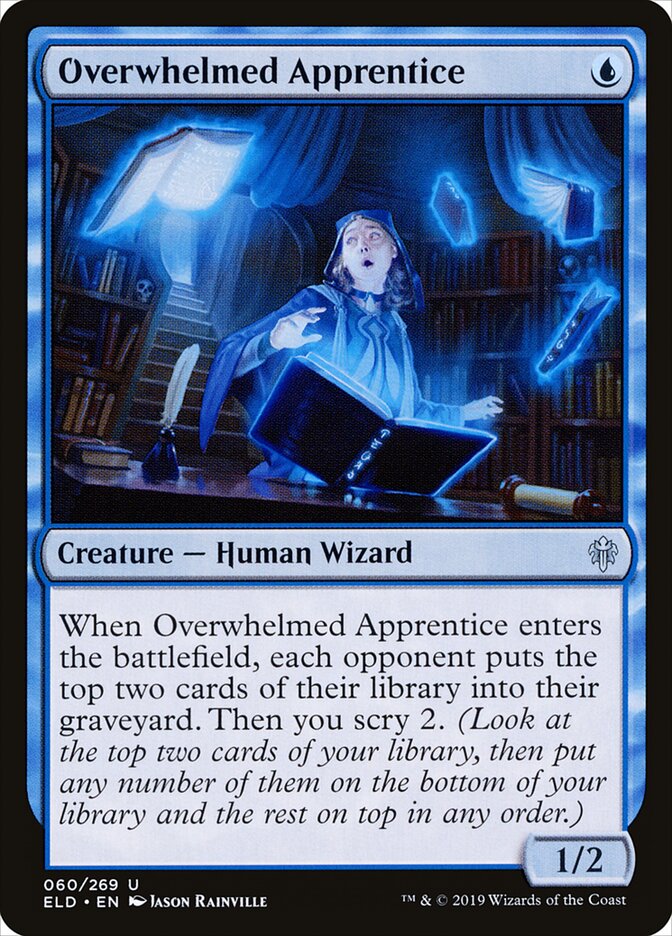 Overwhelmed Apprentice (60) - Throne of Eldraine (ELD)