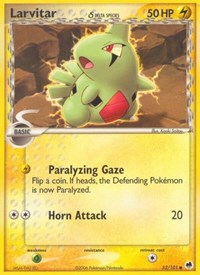 Larvitar Delta Species (52) - EX Dragon Frontiers (DF)