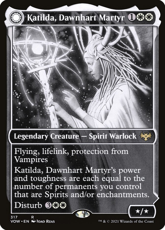 Katilda, Dawnhart Martyr // Katilda's Rising Dawn (317) - Innistrad: Crimson Vow (VOW)