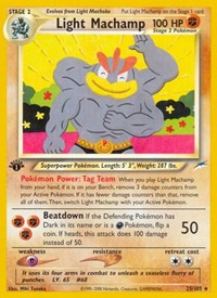 Light Machamp (25) - Neo Destiny (N4)
