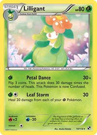 Lilligant (10) - Black and White (BLW)
