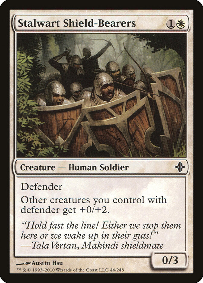 Stalwart Shield-Bearers (46) - Rise of the Eldrazi (ROE)