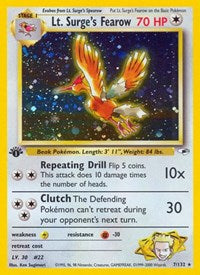 Lt Surges Fearow (7) - Gym Heroes (G1)
