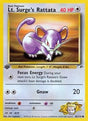 Lt Surges Rattata (82) - Gym Heroes (G1)
