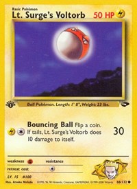 Lt Surges Voltorb (86) - Gym Challenge (G2)