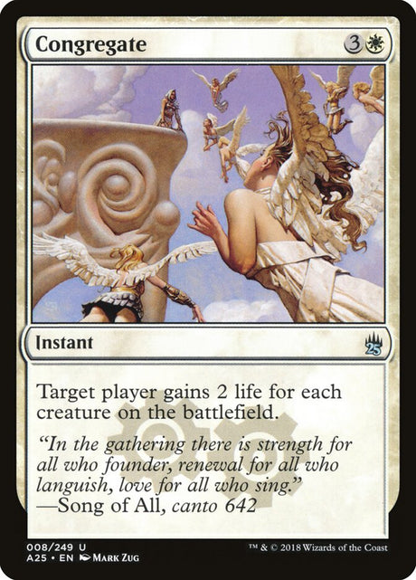 Congregate (8) - Masters 25 (A25)