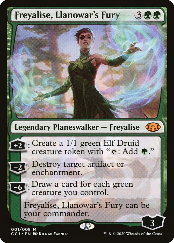 Freyalise, Llanowar's Fury (1) - Commander Collection: Green (CC1)