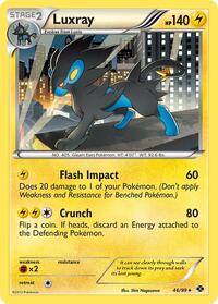 Luxray Non Holo (46) - Deck Exclusives (PR)