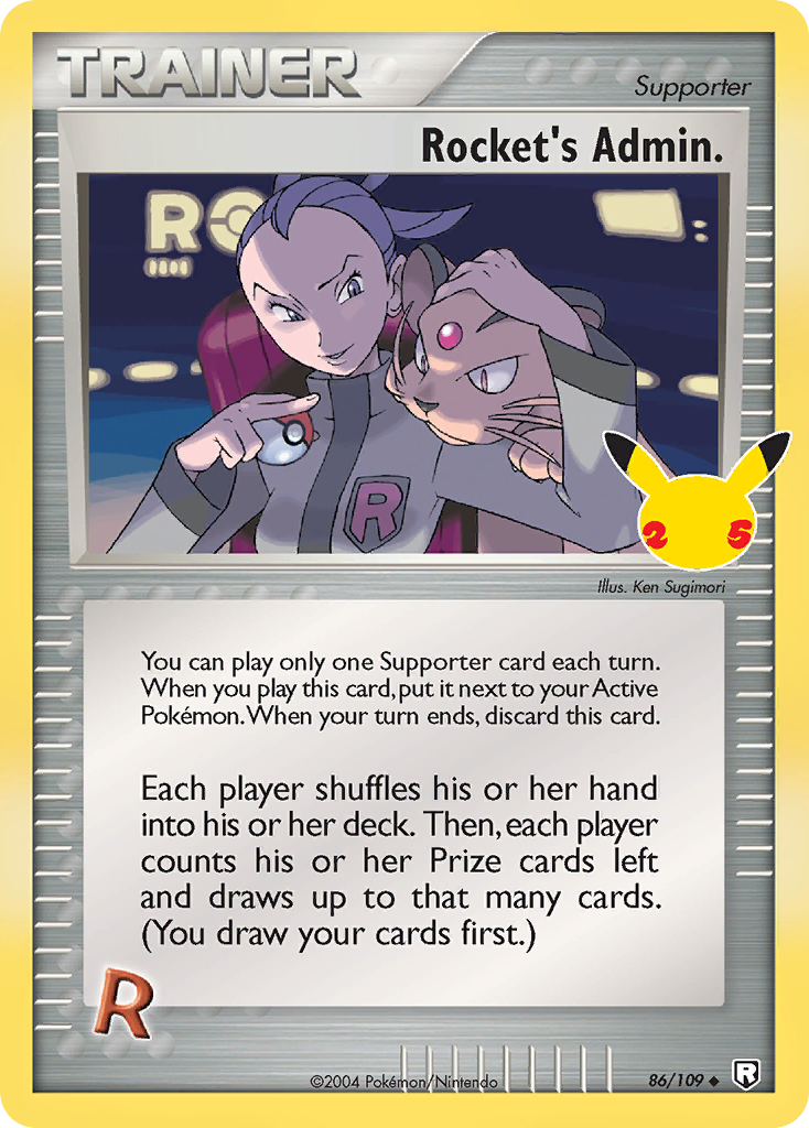 Rocket's Admin. (86/25) - [Holo Foil] Celebrations: Classic Collection (CEL)