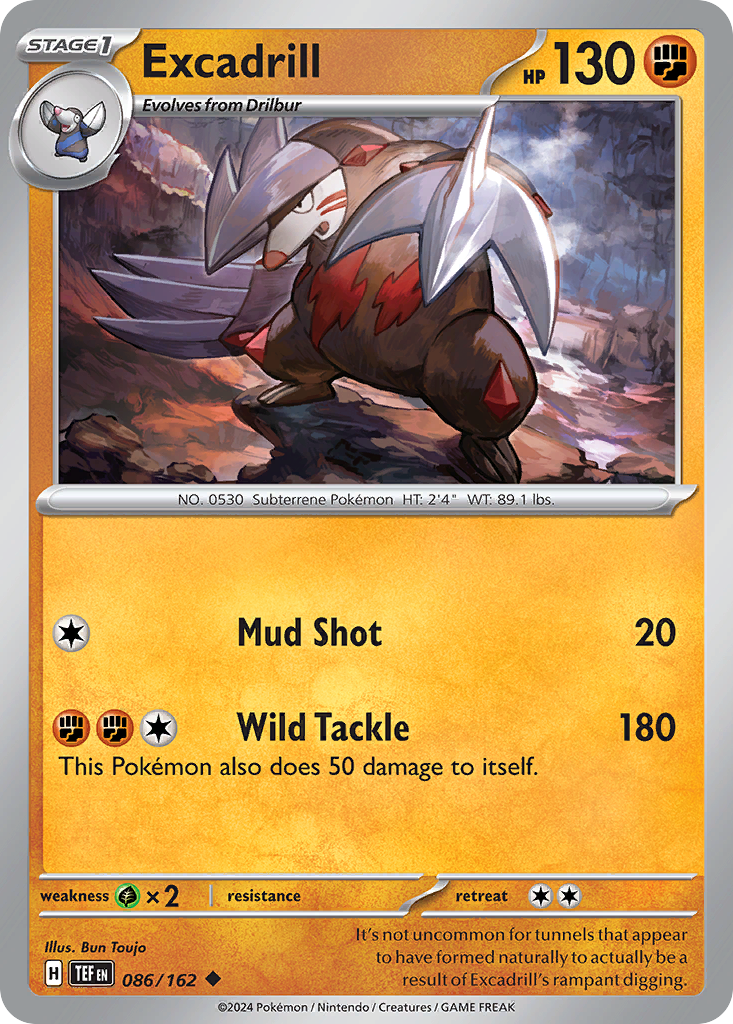 Excadrill (86/162) - Temporal Forces (TEF)