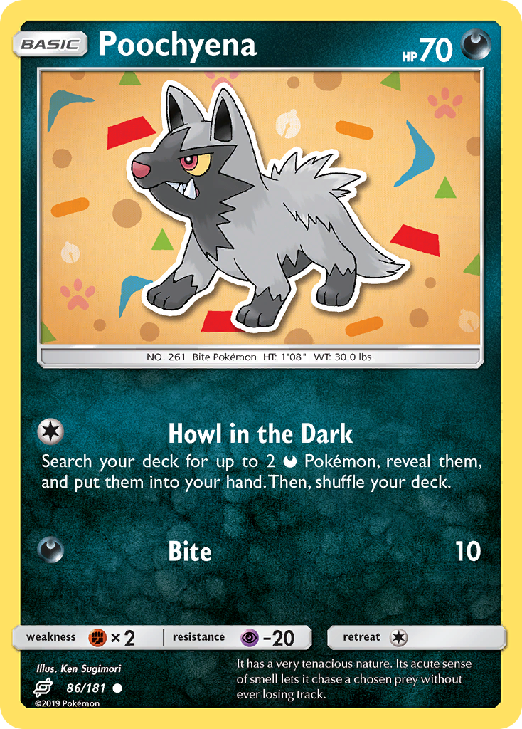 Poochyena (86/181) - [Reverse Holo] Team Up (TEU)