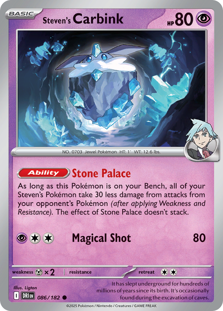 Steven's Carbink (86/182) - Destined Rivals (DRI)