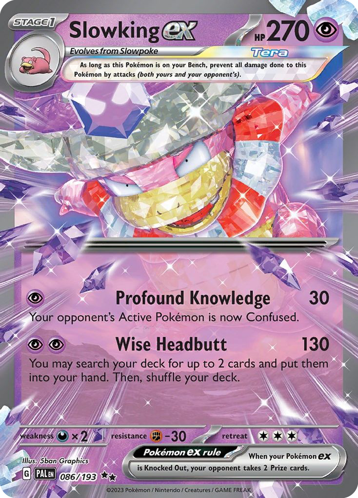 Slowking ex (86/193) - [Holo Foil] Paldea Evolved (PAL)