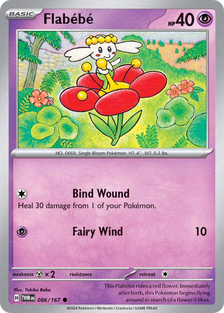 Flabebe (86/167) - [Reverse Holo] Twilight Masquerade (TWM)