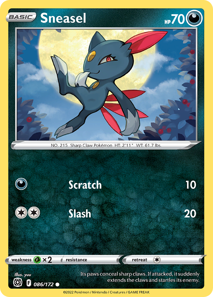 Sneasel (86/172) - Brilliant Stars (BRS)