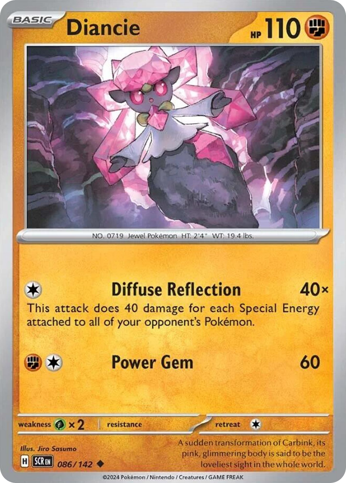 Diancie (86/142) - Stellar Crown (SCR)