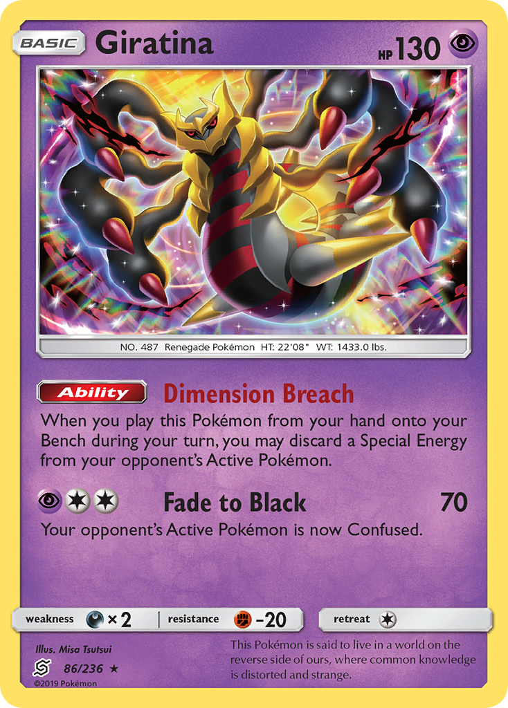 Giratina (86/236) - [Holo Foil] Unified Minds (UNM)