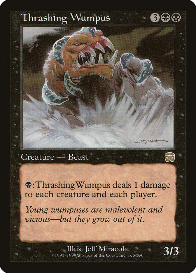 Thrashing Wumpus (166) - Mercadian Masques (MMQ)