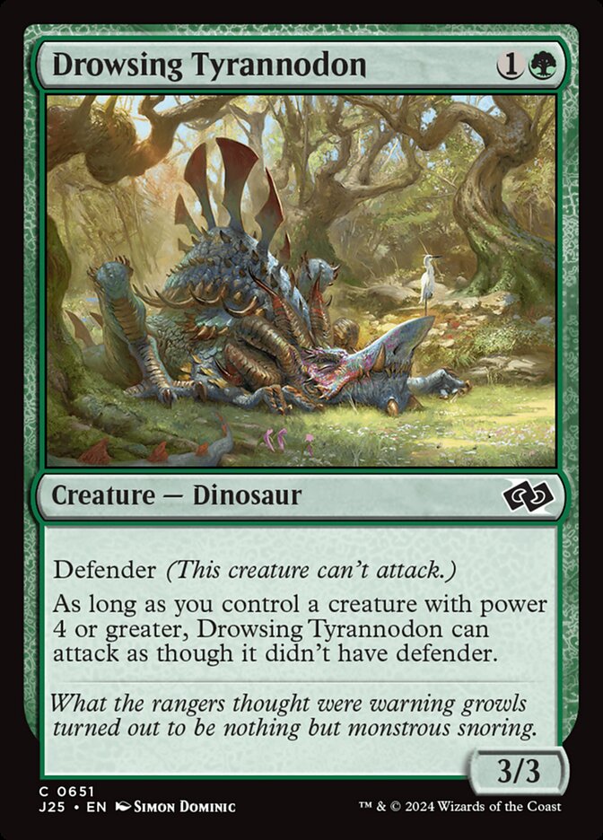 Drowsing Tyrannodon (651) - Foundations Jumpstart (J25)