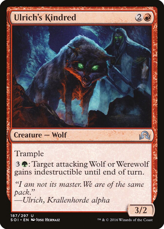 Ulrich's Kindred (187) - Shadows over Innistrad (SOI)