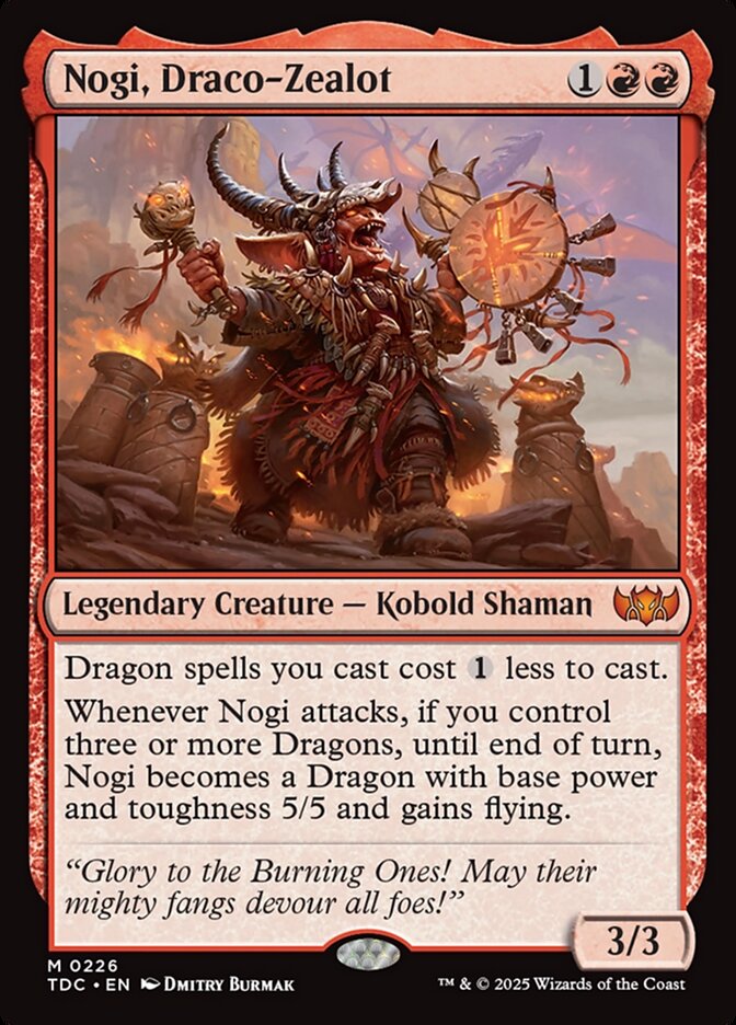 Nogi, Draco-Zealot (226) - Tarkir: Dragonstorm Commander (TDC)