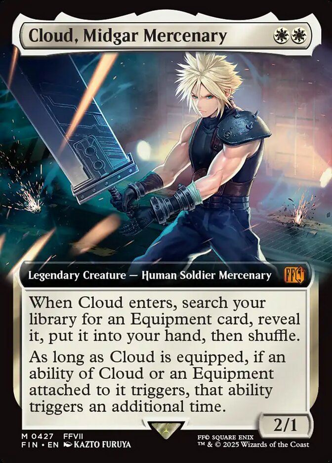 Cloud, Midgar Mercenary (427) - [Extended Art] Final Fantasy (FIN)