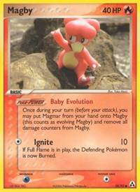 Magby (58) - EX Legend Maker (LM)