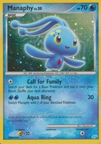 Manaphy (4) - DP Trainer Kit: Manaphy & Lucario (PR)