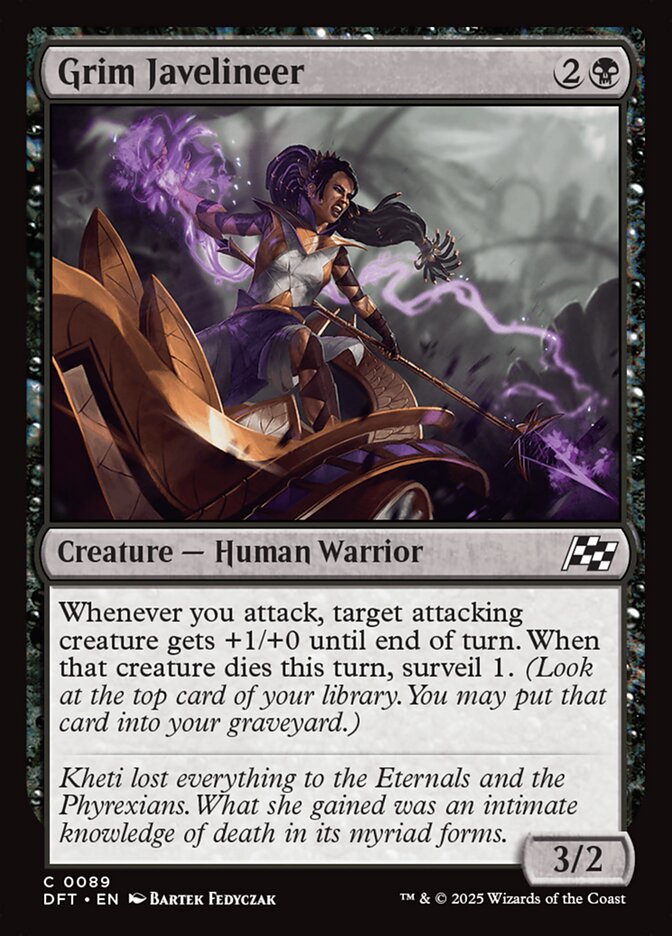 Grim Javelineer - [Foil] Aetherdrift (DFT)
