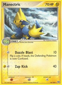 Manectric (16) - EX Emerald (EM)