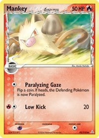 Mankey Delta Species (70) - EX Holon Phantoms (HP)