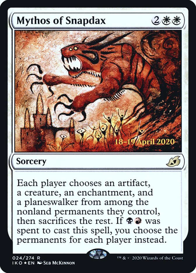 Mythos of Snapdax (24s) - Ikoria: Lair of Behemoths Promos (PIKO)