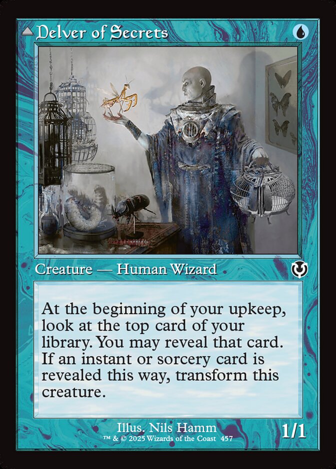 Delver of Secrets // Insectile Aberration - [Foil, Retro Frame] Innistrad Remastered (INR)