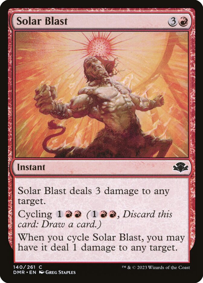 Solar Blast (140) - Dominaria Remastered (DMR)