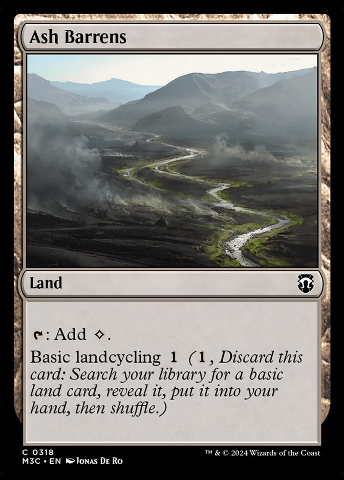 Ash Barrens (318) - Modern Horizons 3 Commander (M3C)