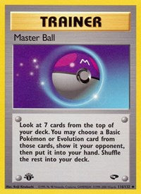 Master Ball (116) - Gym Challenge (G2)
